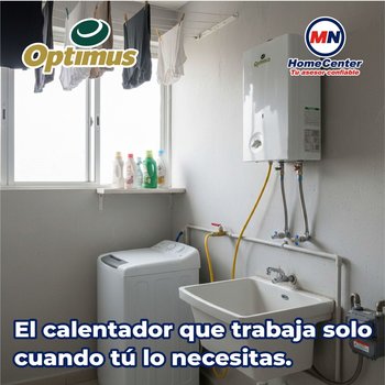 Calentador Paso 05 L Instantáneo Optimus 1 Baño Gas Natural