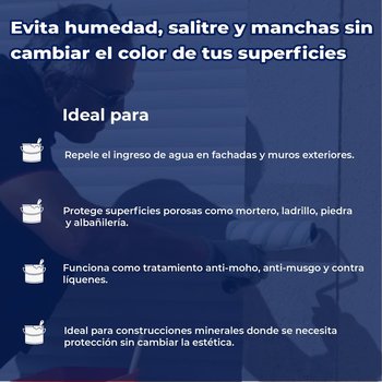 Repelente Agua y Antimusgo para Fachadas Sikaguard-70 4 L