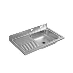 Fregadero MC101 marca Eb Técnica 80 x 47cm 1 Tina 1 Escurridor