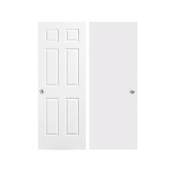 Puerta Lámina 0.80 m x 2.10 m Clásica Mixta