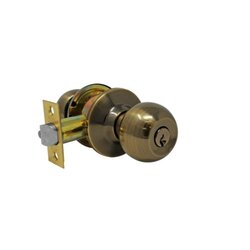 Cerradura Recámara Pomo Gamma Latón Antiguo