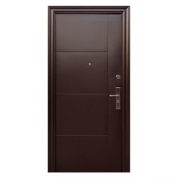 Puerta Izq Serie 5 Alta Seguridad 95X213 MTS CHOCOLATE