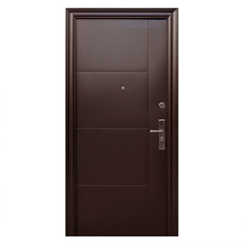 Puerta Izq Serie 5 Alta Seguridad 95X213 MTS CHOCOLATE