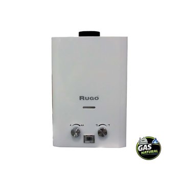 Calentador paso 6 L Rugo blanco baja presión Gas Natural