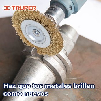 Carda Circular Truper Alambre Grueso 3 pulg