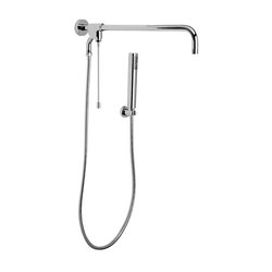 Regadera Manual Helvex Desviador y Brazo Angular RM-14