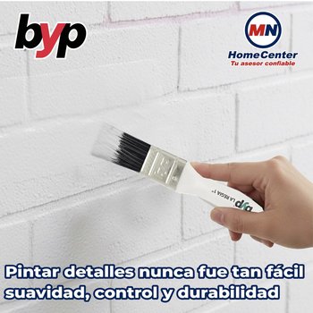 Brocha Byp de cerda natural La Regia 1" pulgada