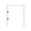 MARCO METALICO 75X2.13 MT BLANCO