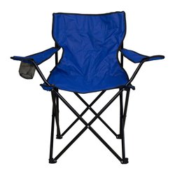Silla Camping plegable azul