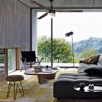 VENTILADOR INDUSTRIAL TORBELLINO NEGRO 54 in CON LUZ 3 ASPAS