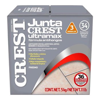 Boquilla sin arena 5 kg Crest color fresno