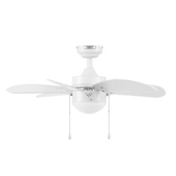 Ventilador De Techo Tramontana Blanco 30 Pulgadas Con Luz