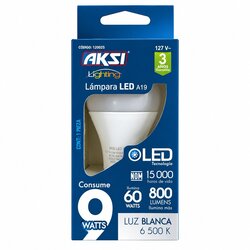 Foco LED A19 9 W Luz Blanca