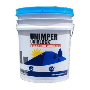 Sellador Acrílico Unimper Uniblock Azul 19 L