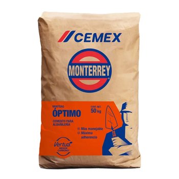 Cemento Cemex Mortero Óptimo 50 kg