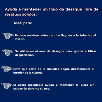Canastilla Malla Coflex Lavabo