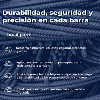 Varilla Recta # 6 3/4 pulg x 12 ml