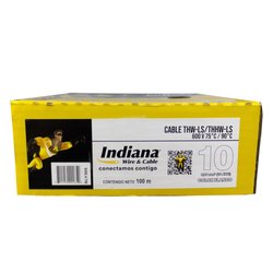 Cable Eléctrico Blanco Rollo de 100 M Calibre 10 THW-LS