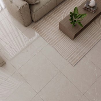 Piso Bottura latte Tipo Mármol Cesantoni 61X61 1.48 M2