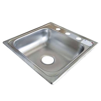 Fregadero M100 marca Eb Técnica 47 x 49 cm 1 tina