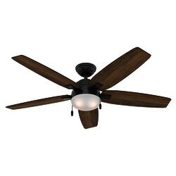 Ventilador Terrant 46 pulg Plata Mate Hunter