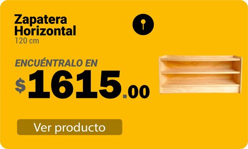 Zapatera Horizontal 120 cm