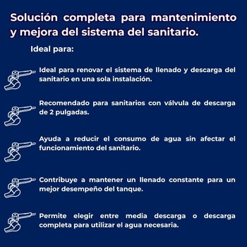 Kit Sistema de Conversión Completo de Descarga Dual Fluidmaster