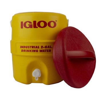 Termo Igloo capacidad 2 galones Amarillo y rojo