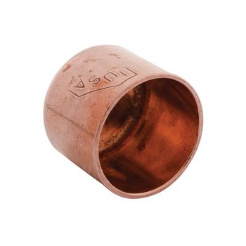 Tapón Cobre Hembra Soldable ¾ pulg