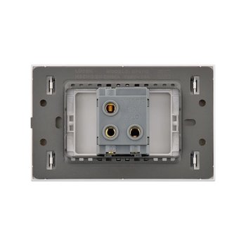 Placa 1 Apagador Lucek Flat Blanco