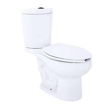 Sanitario Para Baño Alargado Compacto Blanco Option 4.8 L Helvex