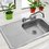 Fregadero M101 marca Eb Técnica 80 x 52 cm Acero Inoxidable
