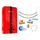Calentador Paso 10 Lts Rojo Gas Nat Incluye Kit de Instalación