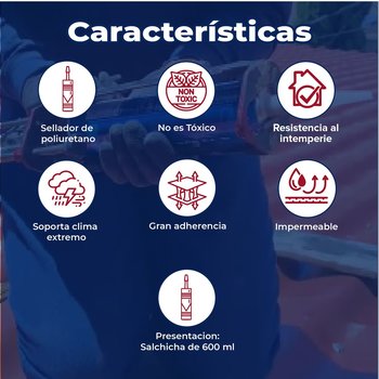 Sellador poliuretano Super Seal P Gris 600 ml