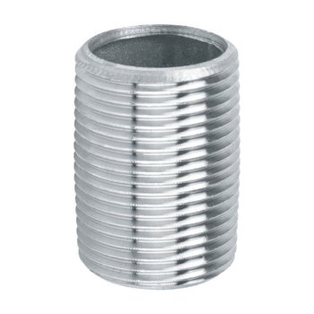 Niple Galvanizado 06 mm ¼ Rosca Corrida
