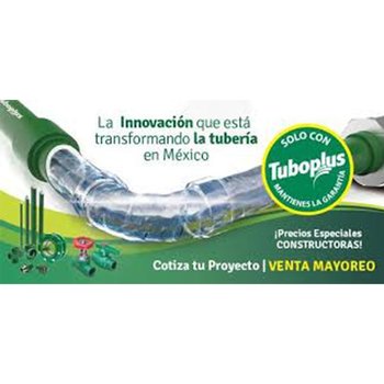 Tubo Tuboplus Rotoplas 3/4 pulg