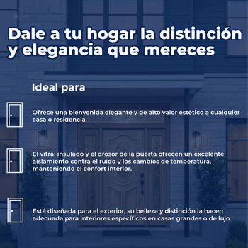 Puerta de Caoba Oval Baggio Gumont .91 x 2.13 mts