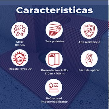 Tela de refuerzo Revoflex Fester 1.10 x 100 m