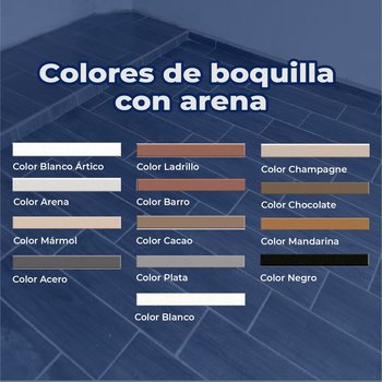 Boquilla con arena 10 kg Crest color cacao
