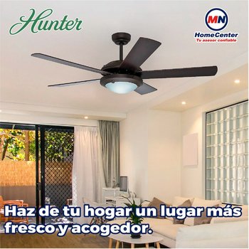 Ventilador Solaris 52 pulg Bronce nuevo Hunter