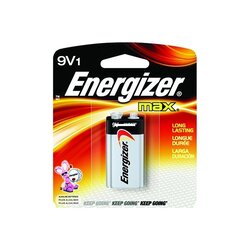 Pilas alcalinas 9V energizer max