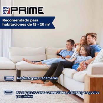 Minisplit Inverter 1 Ton Solo Frio 110V PRIME