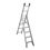 Escalera Aluminio Cuprum Convertible 13 Peldaños