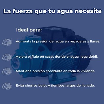 Bomba Periférica ½ Hp 110V Rotoplas Para Presión de Agua