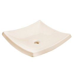 Lavabo Marfil Sobreponer Helvex Cuadrado LV TRAZZO M Lavabo Marfil Sobreponer Helvex Cuadrado LV TRAZZO M