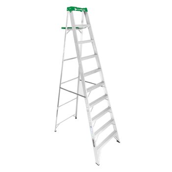 Escalera Tijera Aluminio 3.05 m 9 Peldaño 175 kg Uso Cuprum