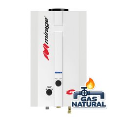 Calentador Paso Mirage 6 L Gas Natural y Kit de Instalación