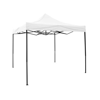 Toldo Reforzado 3X3 Poliester y pvc estructura metalica blanco