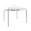 Toldo Reforzado 3X3 Poliester y pvc estructura metalica blanco