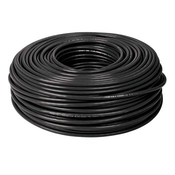 Cable Eléctrico Negro 100 M Cal 8 THW-LS